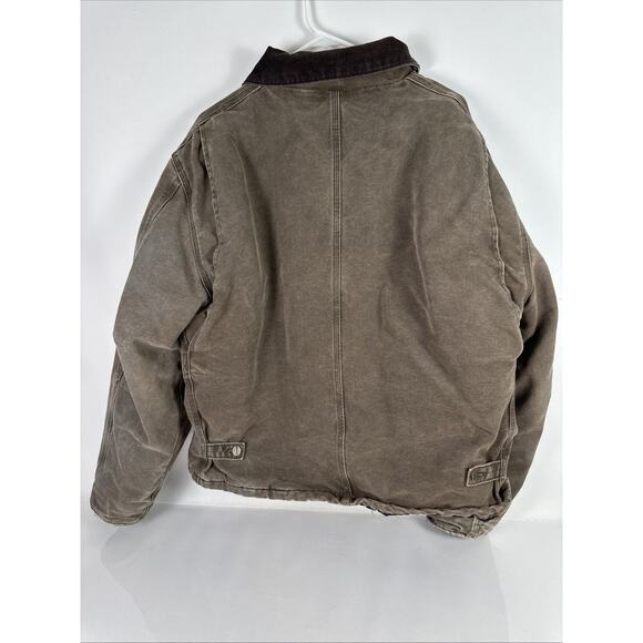 RARE Vintage Carhartt Chestnut Brown J22 CHT Jacket Size X-Large Regular - Picture 8 of 16